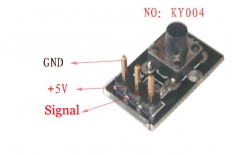 Модуль кнопки KY-004 (монтажный модуль)