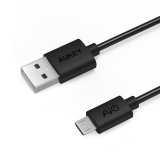 Кабель micro USB - USB 30см Aukey с поддержкой QC2.0 и QC3.0, ток 2.5 Ампер