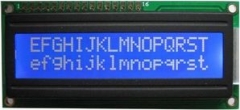 1602А синий LCD-дисплей. (3,3V)