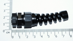 Поворотный, пластиковый ввод M12 для кабеля.  Хвост винтового типа,  водонепроницаемый разъем/вход (кабель диаметром от 7 до 8 мм)