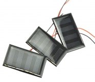 Поликристаллическая солнечная батарея 2В 60мА , размер 59 х 34 х 2.5 мм