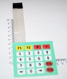 4 × 5 (матрица) 20-клавишная мембранный переключатель / SCM расширенная клавиатура