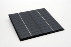 Поликристаллическая солнечная батарея 9В 0.17А - 0.22А , размер 115 х 115 х 2 мм