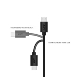 Кабель micro USB - USB 1м Aukey с поддержкой QC2.0 и QC3.0, ток 2.5 Ампер