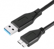 Кабель micro USB 3.0 Y-Type - USB 40см (для подключения внешнего жесткого диска в порт USB)