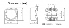 Индуктивность (дроссель) 10мкГн/5.4А CDRH127-100M