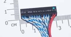Шлейф LVDS 30-pin chip inserted dual 8 FIX-30P-S8 25см