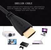 Кабель HDMI/HDMI v.1.4 длина 1.0м с Ethernet, поддержка 3D и 2K черный