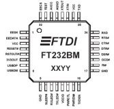 FT232BM преобразователь USB - UART (LQFP32)