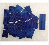 Монокристаллическая кремневая пластина для солнечных батарей 52 х 19 мм, 0.5В 0.28А 0.14Вт