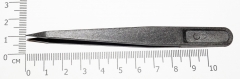 Пинцет 93302 ESD, острый, черный, антистатический пинцет из пластмассы, 11,5 см