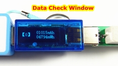 Электронный портативный OLED USB3.0-тестер (напряжение, ток, мощность, емкость) USB3.0, 4 разряда, до 13В