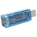 Электронный портативный USB-тестер (напряжение 3-8В, ток 0-3А, 4 сегмента)