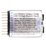 Звуковой тестер низкого напряжения для 1-8 шт LiPo - LiIon - LiMn - LiFe аккумуляторов