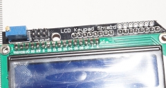 Дисплей LCD 1602 Keypad Shield Arduino, с кнопками, синий