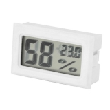 Цифровой LCD гигрометр - термометр 10%RH ~ 99%RH, -50°C + 70°С (белый)