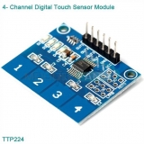 4-канальная сенсорная панель на TTP224 для Arduino
