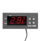 Цифровой регулятор температуры с двумя реле и термопарой, STC-1000, -50 ~ +99,9 градусов Цельсия, 90 ~ 250V 10A