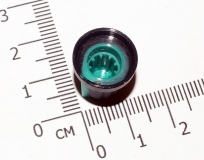 Ручка из пластика зеленая (одноместные, двухместные потенциометры, высокое качество)