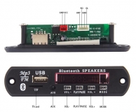 Встраиваемый микро медиацентр Bluetooth 5.0 FM радио MP3 MicroSD card USB пульт ДУ с громкой связью и функцией записи