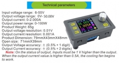 Программируемый источник питания 0-50В 0-5А с цветным ЖК-дисплеем DP50V5A
