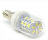 Светодиодная лампа E14 24В 7 Вт 27 LED smd5730 белый теплый цвет 2700-3500K