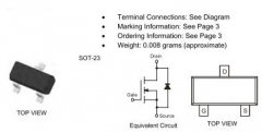 BSS138 N-канальный МОП полевой транзистор SOT-23 50В