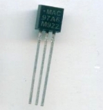 MAC97A6 97A6, cимметричный триодный тиристор, 0.6А, 400В (TO-92)