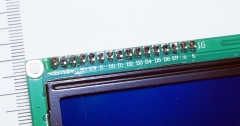 Arduino IIC / I2C 1602 LCD синий дисплей (5В)