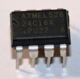 Микросхема памяти AT24C16A 24C16A 24C16 24C16N CMOS EEPROM 16K (2048x8) I2C-bus, DIP-8