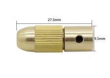 Набор цанговых патронов для дрели, сверло от 0,5 до 3.2 мм, 12 предметов, вал 2.3 мм