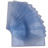 Увеличительное стекло - линза Френеля, размер визитки 85*55*0.4мм (прозрачный пластик), увеличение 3.5х