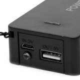 Зарядное устройство Power Bank USB 5В 1.0А для зарядки смартфонов и планшетов, на двух аккумуляторах типа 18650, прямоугольный