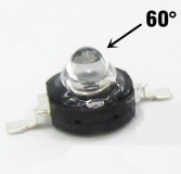Светодиод инфракрасный 850 нм 3 Вт 2 chips EPISTAR 60° (IF 3W High Power Led)
