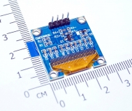 0,96-дюймовый желто-синий ЖК дисплей 128 * 64 OLED-дисплей на SSD1306, модуль для Arduino, интерфейс I2C IIC