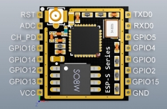 ESP8266-07S WiFi Serial Transceiver Module - обновленная версия модуля ESP-07, на базе чипа ESP8266