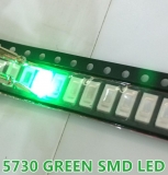 Светодиод SMD 5730 зеленый 520-575нм 2.0-3.6В 60-150мА