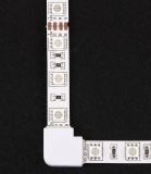 Плоский 4-х контактный угловой соединитель для светодиодных RGB-лент шириной 10 мм