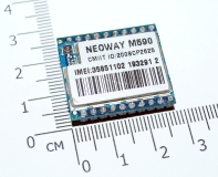 GSM GPRS модуль NEOWAY M590 mini, 900МГц - 1800МГц для sms сообщений, комплект для сборки, DIY