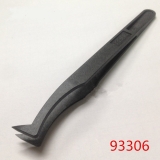 Пинцет 93306 VETUS с изогнутыми концами, черный, антистатический пинцет из пластмассы, 12 см