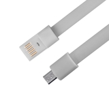Кабель - браслет micro USB - USB 20 см серый