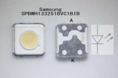 Светодиод SMD SAMSUNG 3535 SPBWH1332S1BVC1BIB ультра яркий белый цвет 1Вт  3В 350мА 100Lm