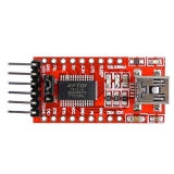 FT232RL USB to serial линия для Arduino, TTL/CMOS level, RXD / TXD индикатор, USB powered, 5V / 3.3V на выбор, miniUSB