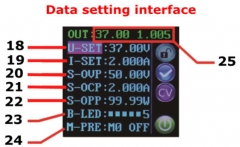 Программируемый источник питания 0-50В 0-5А с цветным ЖК-дисплеем DPS5005