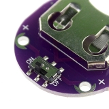 Горизонтальный держатель для батареек CR-2032, CR-2025 с выключателем для Lilypad, Arduino для вшивания в одежду