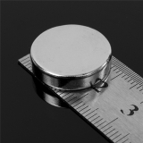 Неодимовый магнит (диск) NdFeB D20 x h5 мм N50