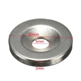 Неодимовый магнит (кольцо) NdFeB D20 x h3 мм отверстие 5мм N35