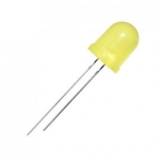 Светодиод желтый 5мм (1.8-2.2В, 5mA-20mA) желтый корпус 585nm