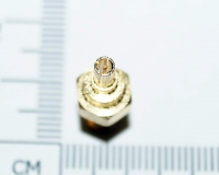 Адаптер CRC9-SMA(female) переходник, золото, латунь