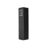 Зарядное устройство PowerBank с LCD экраном - брелок для смартфонов. USB 5В 1А на аккумуляторе типа 18650, черный